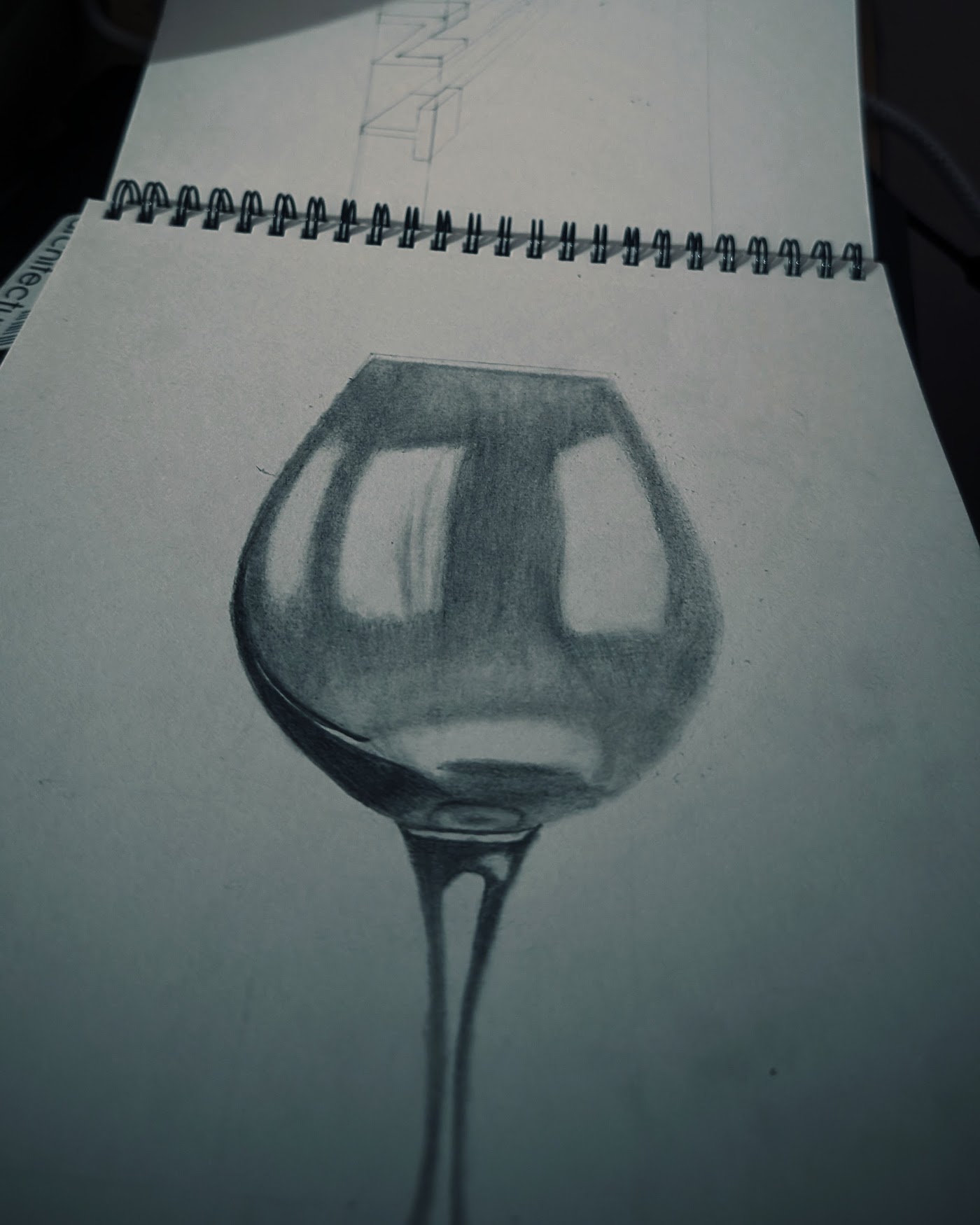 Still Life Glass Shading Study